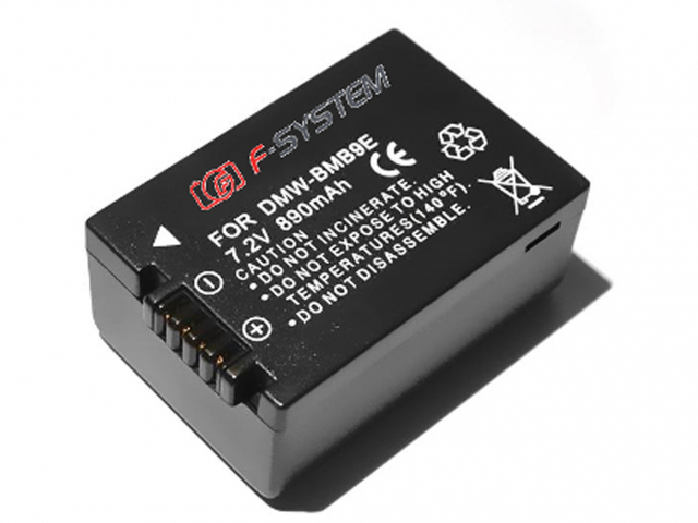 F-system F-System batteria compatibile Panasonic DMW-BMB9E 890 mAh