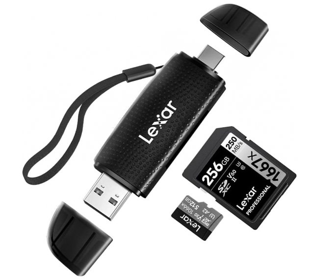 Lexar LEXAR Dual slot USB-A e C per Micro SD e SD