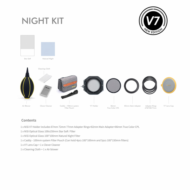 Nisi Nisi V7 Night Kit