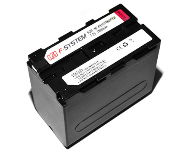 F-system F-System batteria compatibile Sony NP-F970 7800mAh