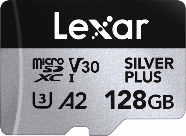 Lexar Lexar 128GB Microsdxc SILVER PLUS A2 V30