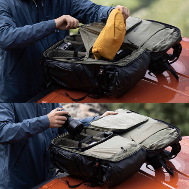 Pgytech Pgytech OnePro Flex Backpack 40L(Sunset Orange) +Camera Insert M