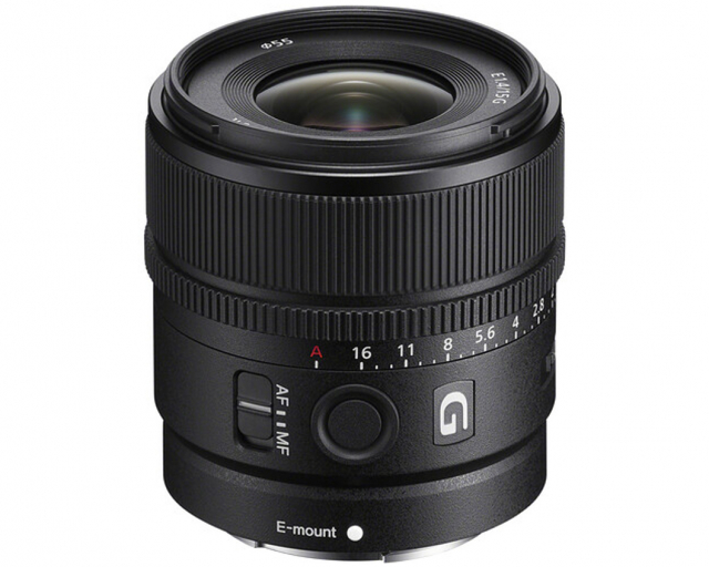 Sony Sony Ob. E 15mm f/1.4 G Lens E-Mount -Noleggio