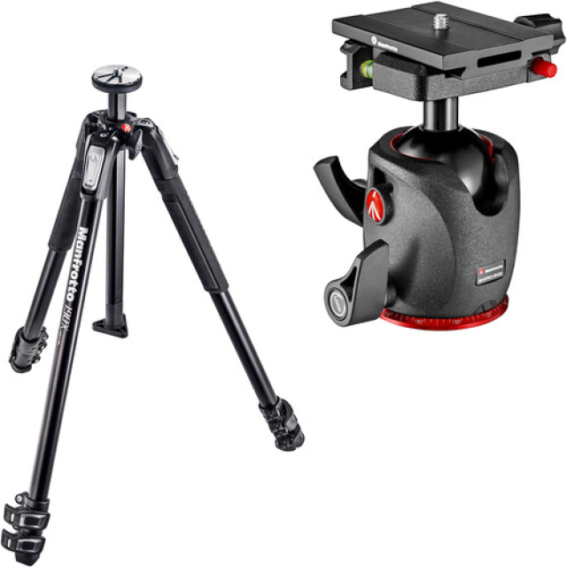 Manfrotto Manfrotto MT190X3 con Ball head Q6