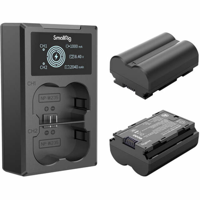 Smallrig SmallRig NP-W235 Camera Battery and Charger Kit 3822