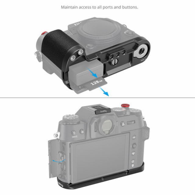 Smallrig SmallRig Silicone L-Shape Grip for FUJIFILM X-T50 (Black) 4783