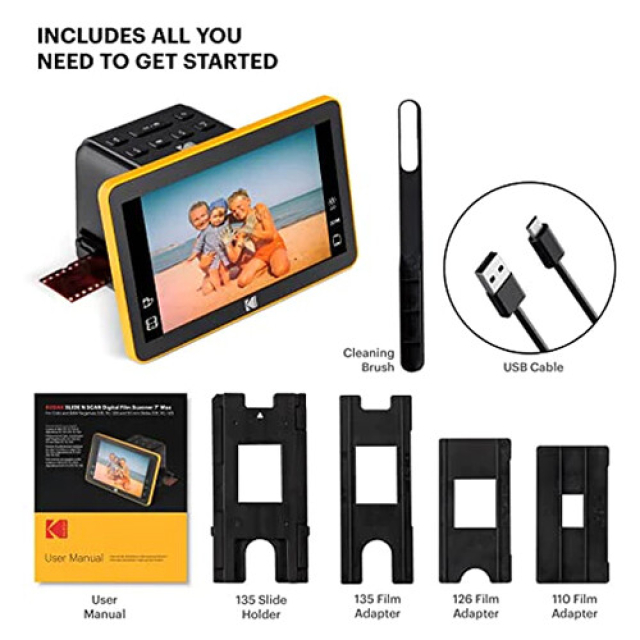  Kodak Slide N Scan Digital Film Scanner 7'' Max