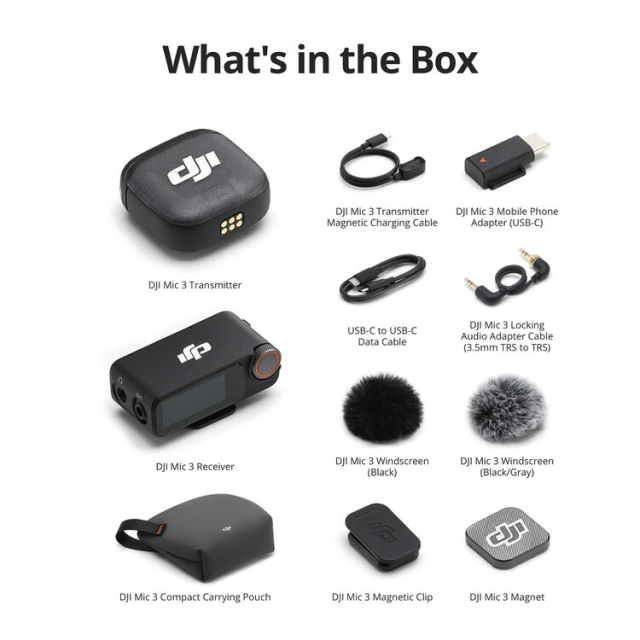 Dji Dji - Mic 3 (1 TX + 1 RX) (CE)