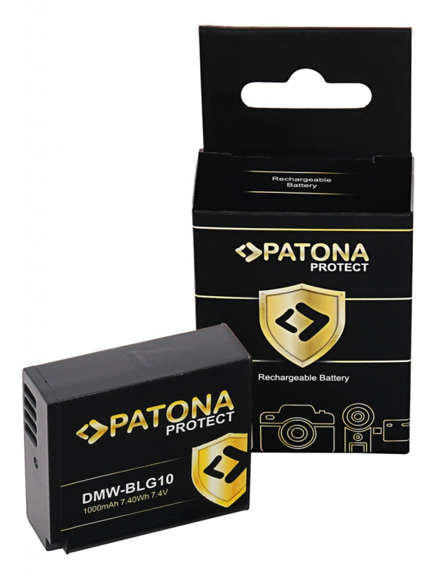 Patona Patona Protect Battery Panasonic DMC-gf6 DMW-BLG10 DMW-BLG10e CS-BLG10MC
