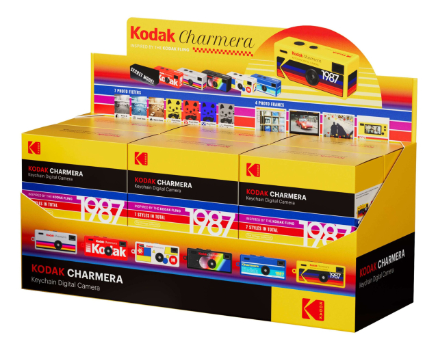 Kodak Kodak Charmera - Pack 6x - Mini Fotocamera Portachiavi - con espositore