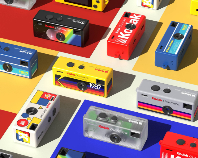 Kodak Kodak Charmera - Pack 6x - Mini Fotocamera Portachiavi - con espositore