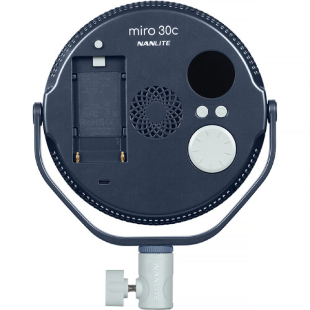 Nanlite Nanlite - Miro 30C Led Full-Color Round Panel Light Midnight Blue