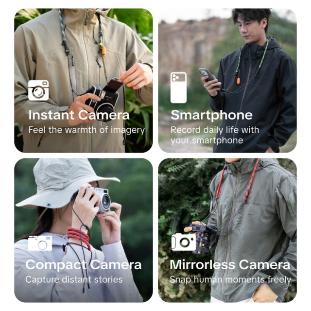 Pgytech Pgytech CB-432 Tracolla Slim (Outdoor-Wilderness Green)