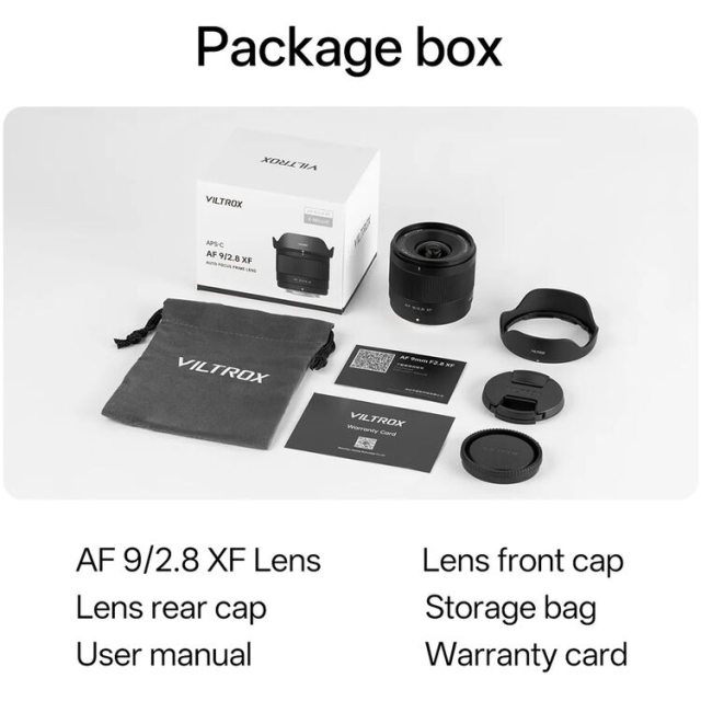 Viltrox Viltrox AF 9MM / F2.8 AF APS-C per Fuji X-mount