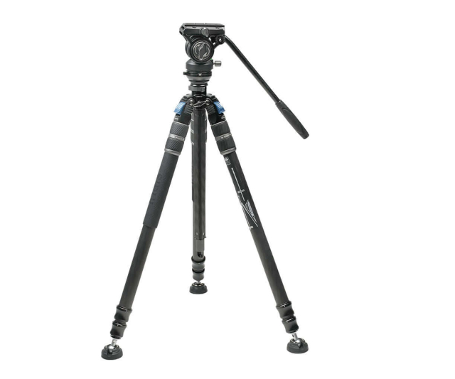 Sirui Sirui Treppiede video in Carbonio SVS60 Con twist lock rapido con testa video S3