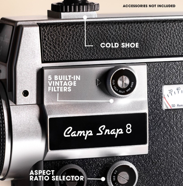 Camp snap Camp Snap Video Camera CS-8 Black