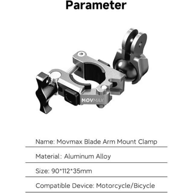 Movmax Movmax Blade Arm Mount Clamp