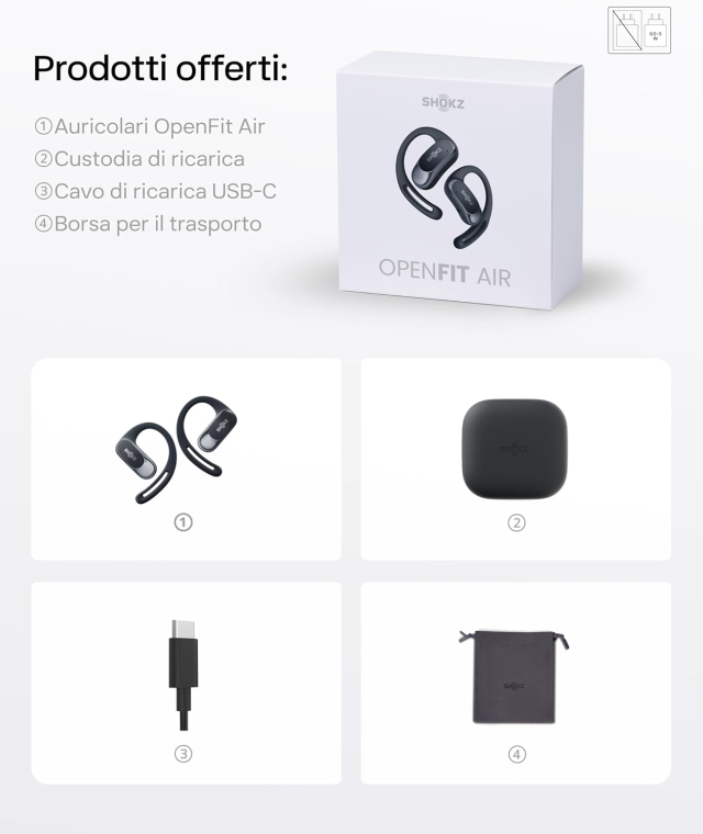 Shokz Shokz OpenFit Air Black