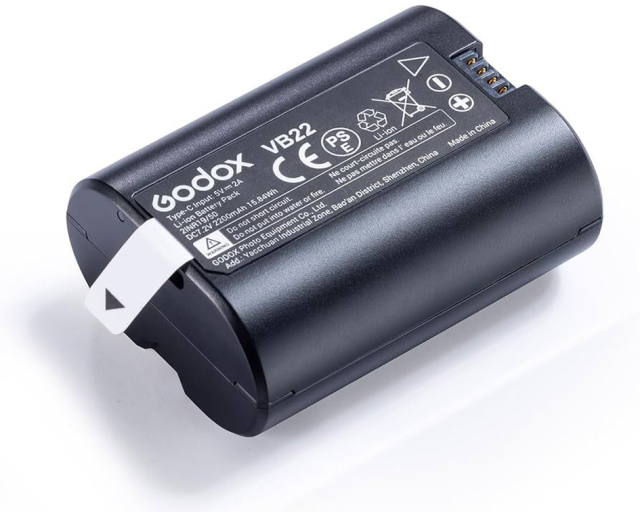 Godox Godox VB-22 Batteria Godox V1 Mid e V480 2200 mAh carica Usb-c