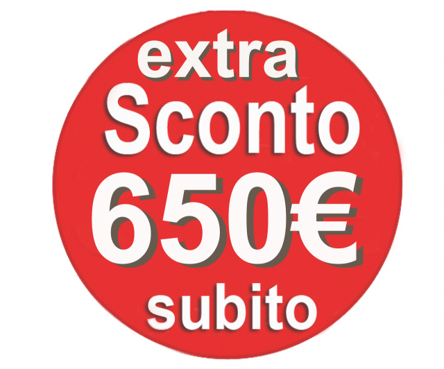  Sconto subito €.650