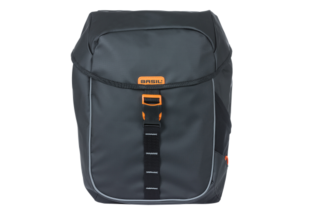 Basil Basil double panniers Miles Tarpaulin MIK nero orange, 34l, MIK