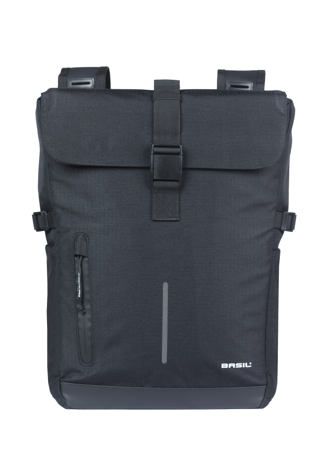 Basil Basil double panniers Move nero, 30l