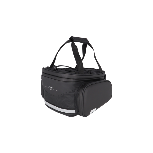 XLC XLC Borsa per portapacchi 5:1 BA-M06 nero/antracite, 28x18x15cm, 8,5-21,5l