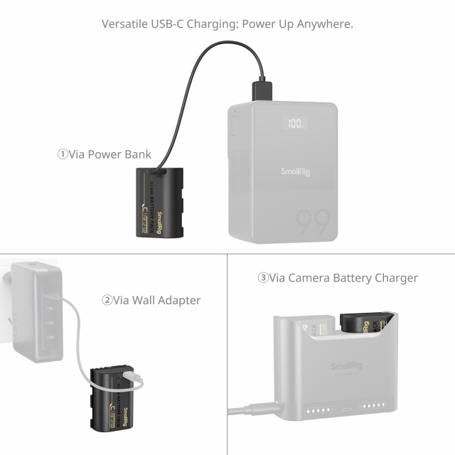 Smallrig SmallRig Camera Battery with USB-C Charging for Canon LP-E6P 5295