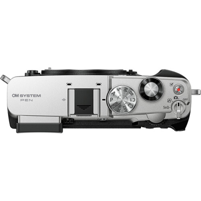 Om system olympus OM SYSTEM PEN Mirrorless Camera (Silver)