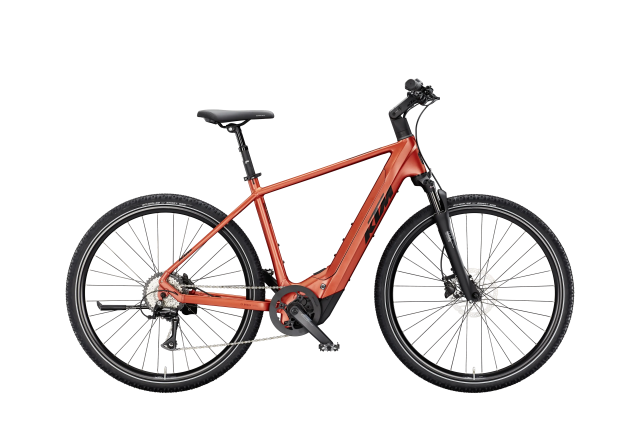 KTM - MACINA CROSS CX 610 - T. 51 - BURNT ORANGE MATT MAN Bicicletta Elettrica