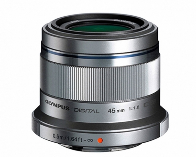 Om system olympus OLYMPUS OB. ET-M4518 ARGENT OB.45 MM 1,8