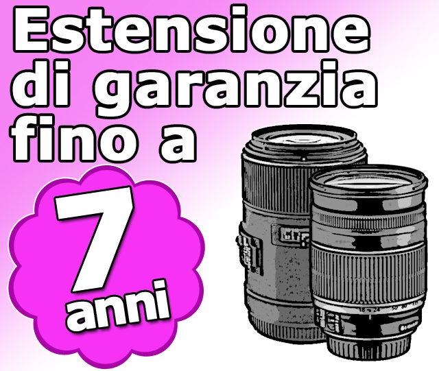  Garanzia fino 7 Anni per Obiettivi fino â‚¬900
