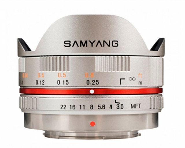 Samyang Samyang Ob. 7.5mm F 3.5 M4/3 Argent