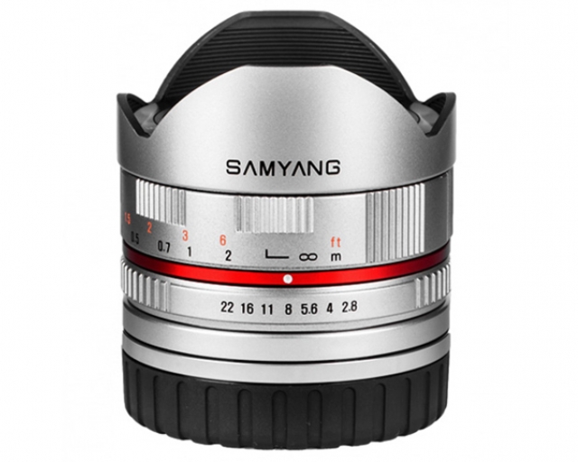 Samyang Samyang Ob. 8mm 2,8 UMC Fish Eye Per Sony E-mount Silver