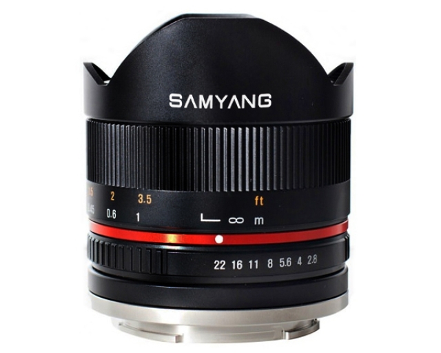 Samyang Samyang Ob. 8mm 2,8 UMC Fish Eye Per Fuji X Black