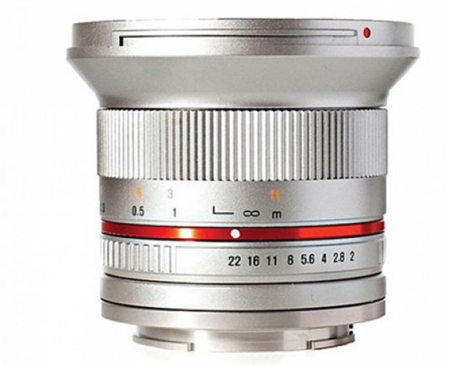 Samyang Samyang Ob. 12MM f/2 NCS CS per Canon M Silver