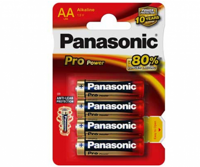 Panasonic lumix Panasonic stilo PRO power AA alkaline 4pz. GOLD