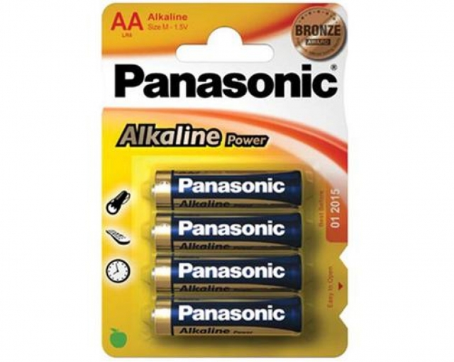 Panasonic lumix Panasonic stilo power AA alkaline 4pz. BRONZE