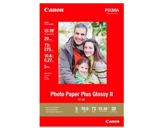 Canon Canon - Carta A3 PP-201 Photo Plus Glossy II 260Gr 20 FG