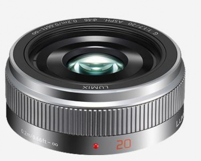 Panasonic lumix PANASONIC LUMIX G Ob. 20 mm f 1,7 II Asph. Argent