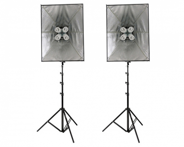 Phottix Noleggio Kit di 2 Illuminatori (2x1300) Luce continua Fluorescente