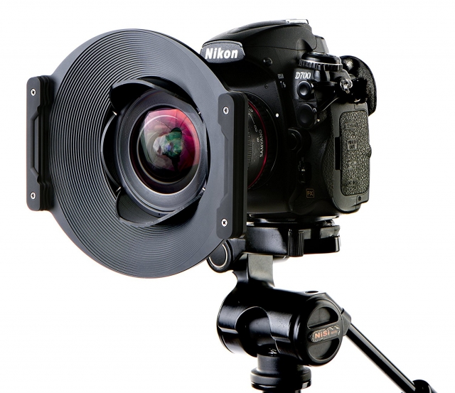 Nisi Nisi - Porta filtri alluminio 150*150 (3 filtri) per Samyang 14 f2.8