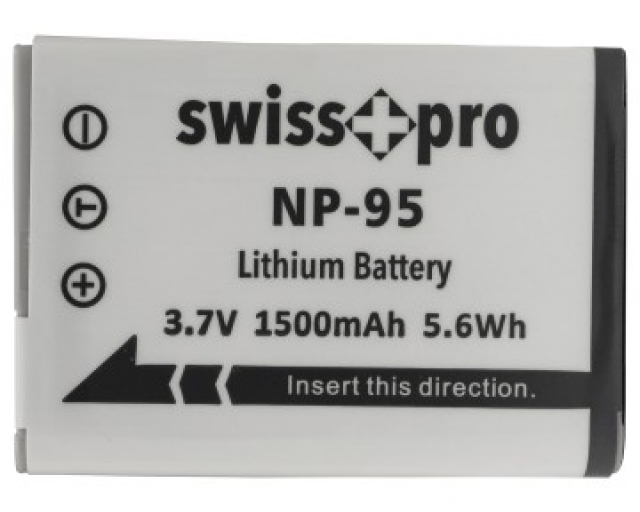 Swiss BATTERIE AU LITHIUM SWISS-PRO Fuji NP-95 1500mAh
