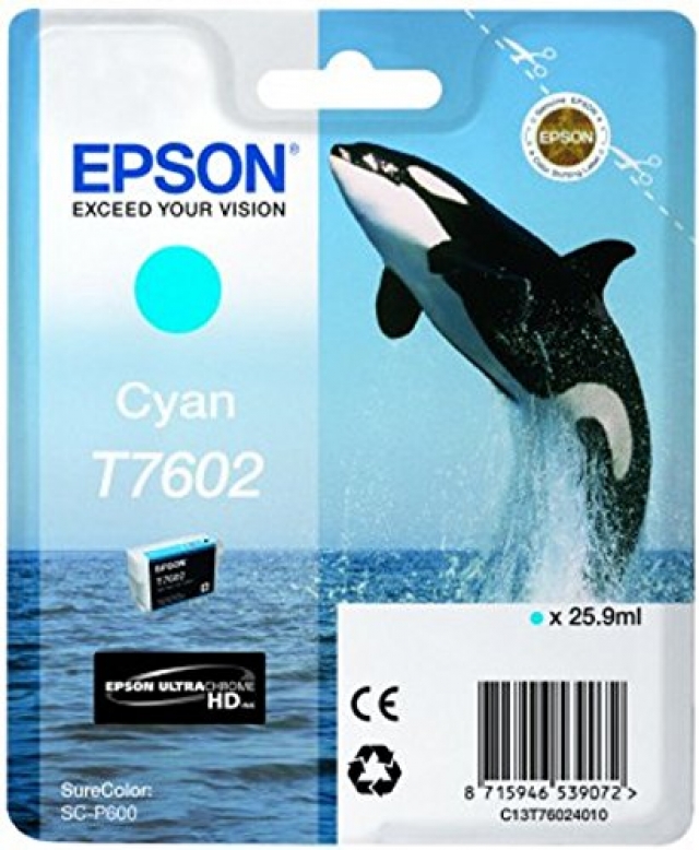EPSON EPSON T7602 Cyan Photo p600 Cartuccia