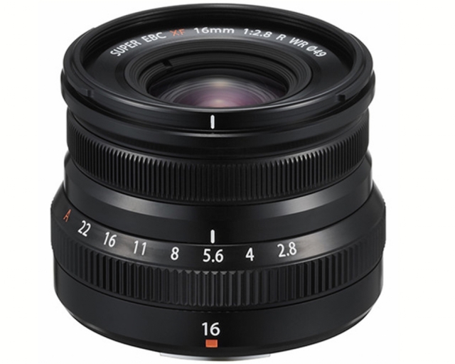 Fujifilm Fujifilm Fuji Fujinon ob. XF 16mm F2.8 R WR Black