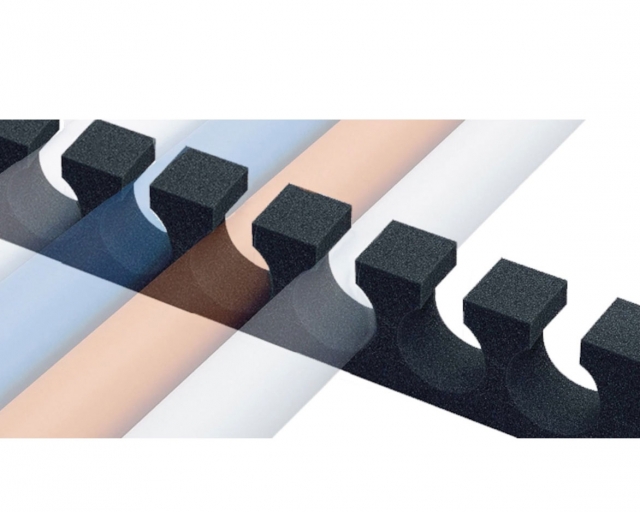 Système de support de fond Colorama Colorgrip en caoutchouc mousse