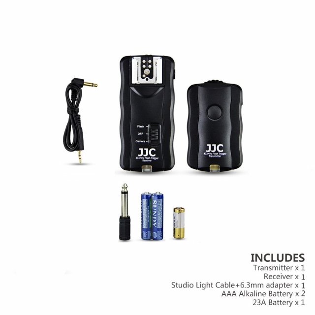 Jjc Déclencheur sans fil JJC avec 1 récepteur