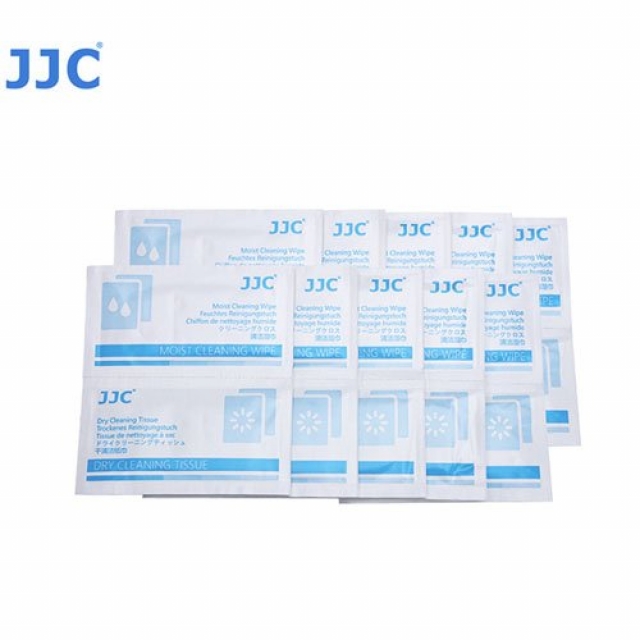 Jjc JJC - Kit de 10 paires de lingettes humides/sèches