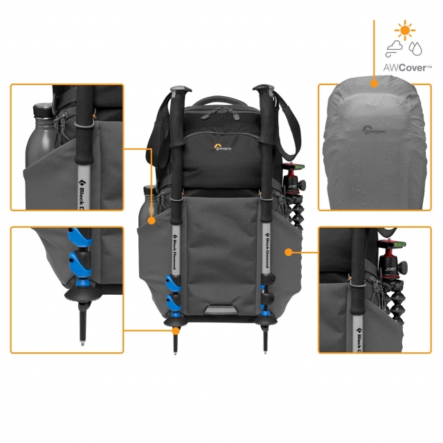 Lowepro Lowepro Zaino Photo Active 300 AW Nero e Grigio scuro