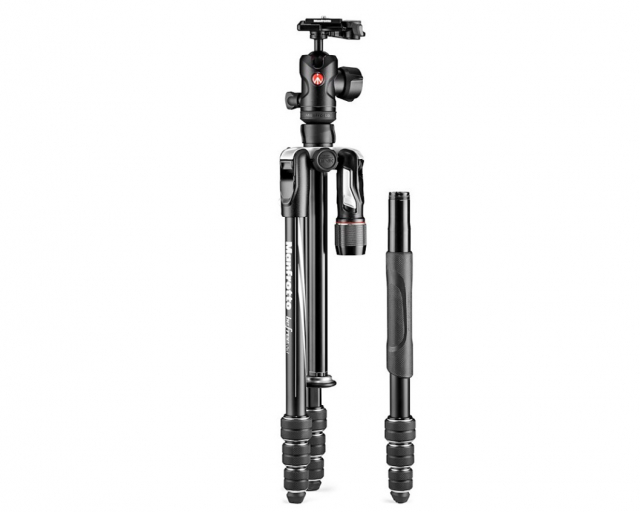 Manfrotto Befree 2N1 treppiede e monopiede in alluminio TWIST